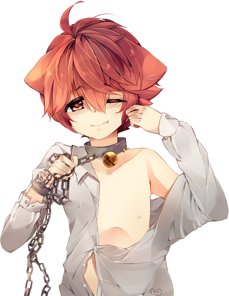 Anime Demon Male Hairstyles Photo - Аниме Кун С Ушками (803x996), Png Download