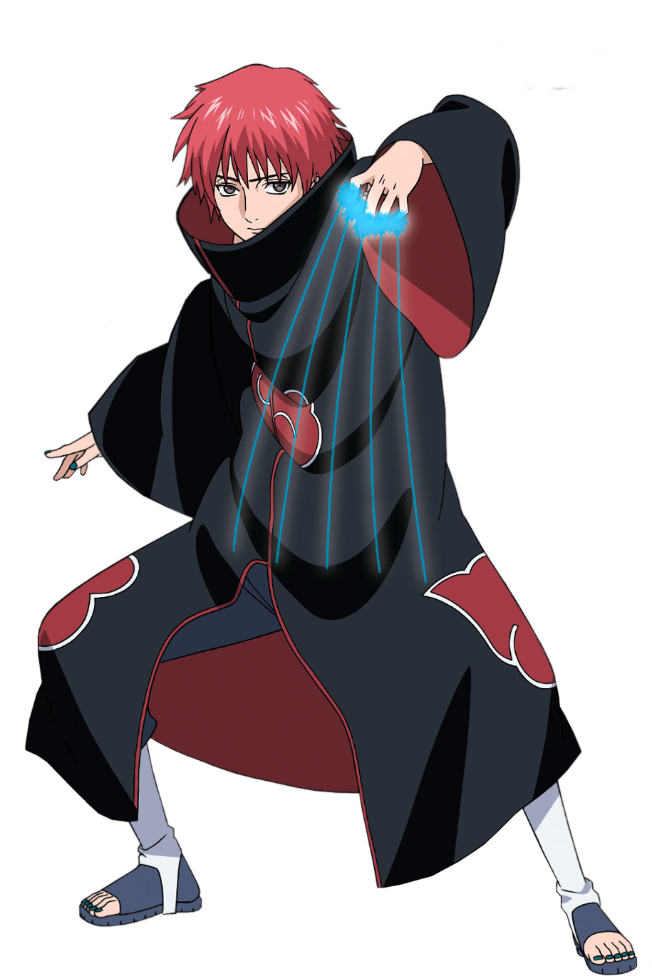 Animé Imágenes By Akatsuki Karasu - Naruto Akatsuki Sasori Short Straight Red Anime Cosplay (915x1370), Png Download