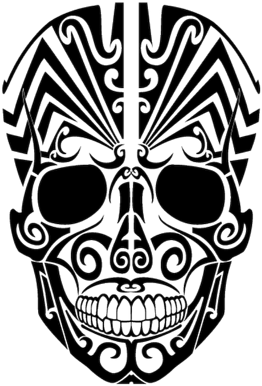 Wall Sticker Pattern Skull (800x800), Png Download