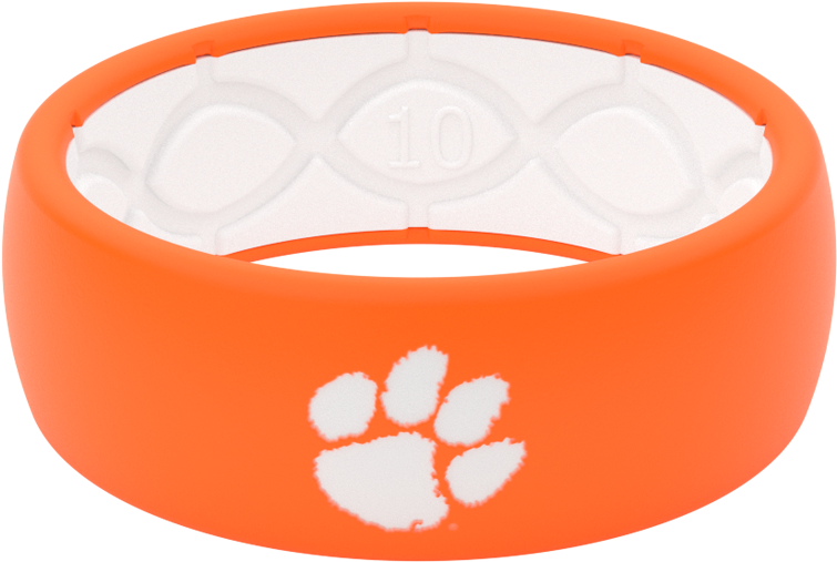 Clemson Tigers Collegiate Silicone Rings - Baden Clemson Tigers Mini Rubber Football (1215x810), Png Download