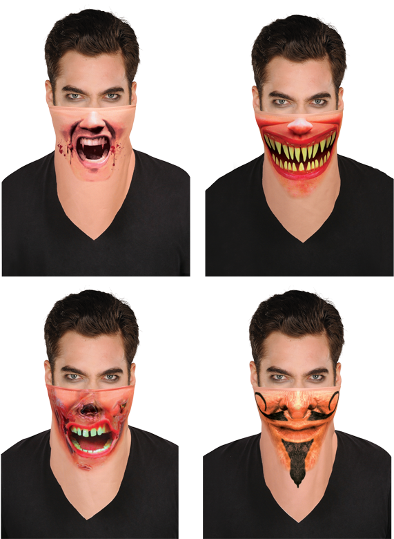 Boo Rag Bandana Mask - Gentleman (650x780), Png Download