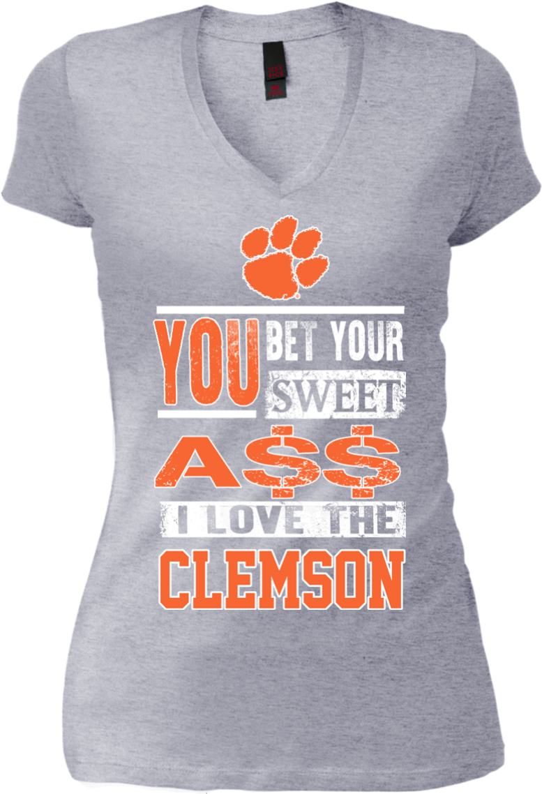 I Love The Clemson Tigers - Pot Head Shirt (1155x1155), Png Download