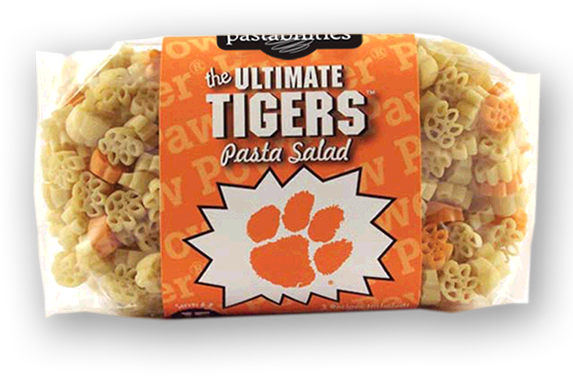 Clemson Tigers Pasta Salad - Counter Art Clemson Car Coaster (600x450), Png Download