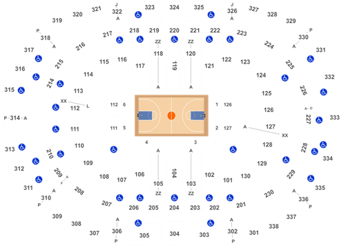 North Carolina State Wolfpack Vs - Pnc Arena Section 325 Row D (525x370), Png Download