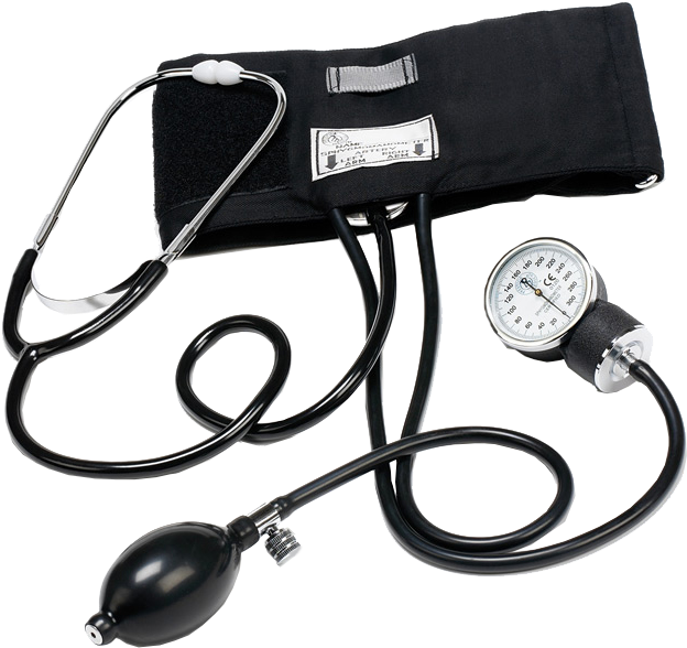 Medical Surgical Stethoscope Blood Pressure - Blood Pressure Cuff With Stethoscope (647x647), Png Download
