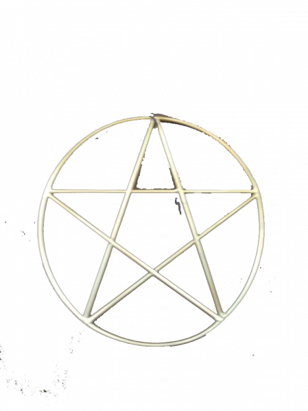 Pentagrama De Metal - Circle (449x600), Png Download