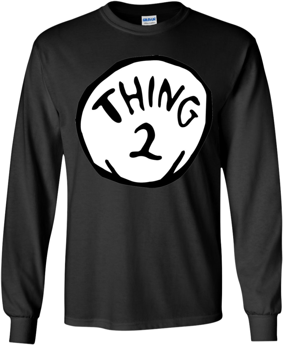 Thing Two Youth Thing 2 Sweatshirs - Thing 2 (1155x1155), Png Download