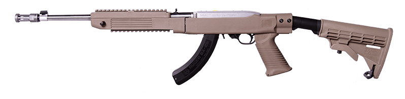 Tapco's Tactical Stock Set For The Ruger 10/22 Takedown - Tapco Mini 14 Stock (800x278), Png Download