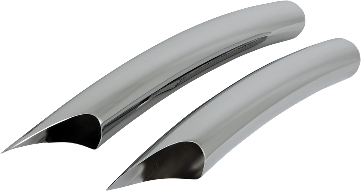 Vance & Hines Chrome 2 Into 2 Big Radius Exhaust Front - Replacement Heatshields For Big Radius By Vance (1200x637), Png Download