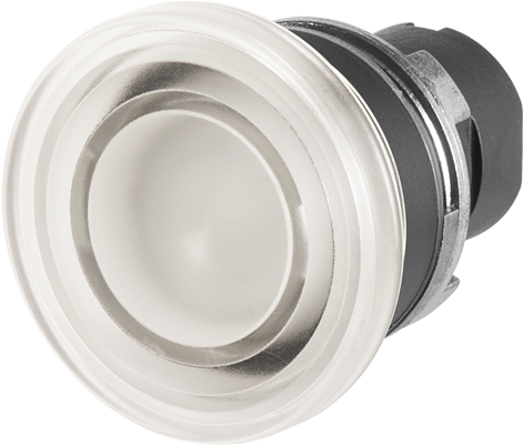 Mushroom Push Button Ø 38 Illuminated Clear - News (500x400), Png Download