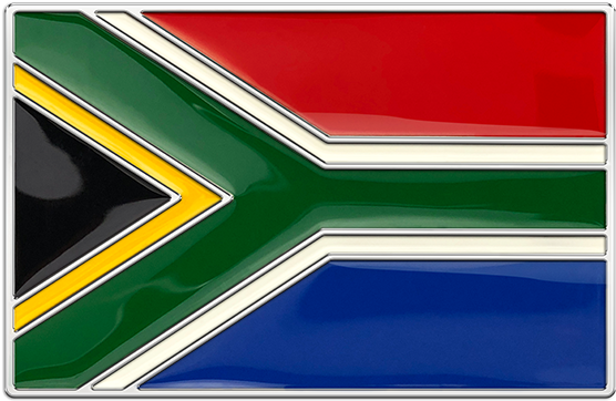 South Africa Flag Buckle - Flag (555x555), Png Download