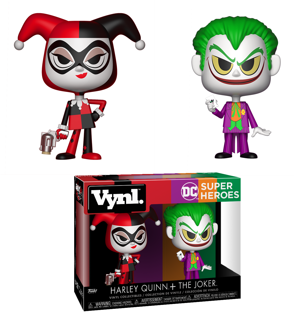 Harley Quinn And Joker - Joker Y Harley Quinn Funko Pop (1300x1300), Png Download