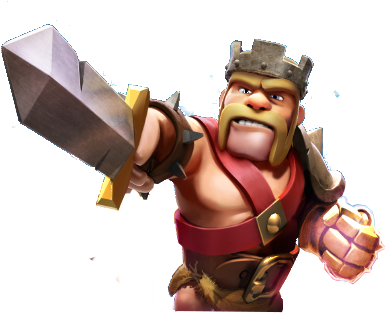 Barbarian King Png Download - Clash Of Clans Png (640x400), Png Download
