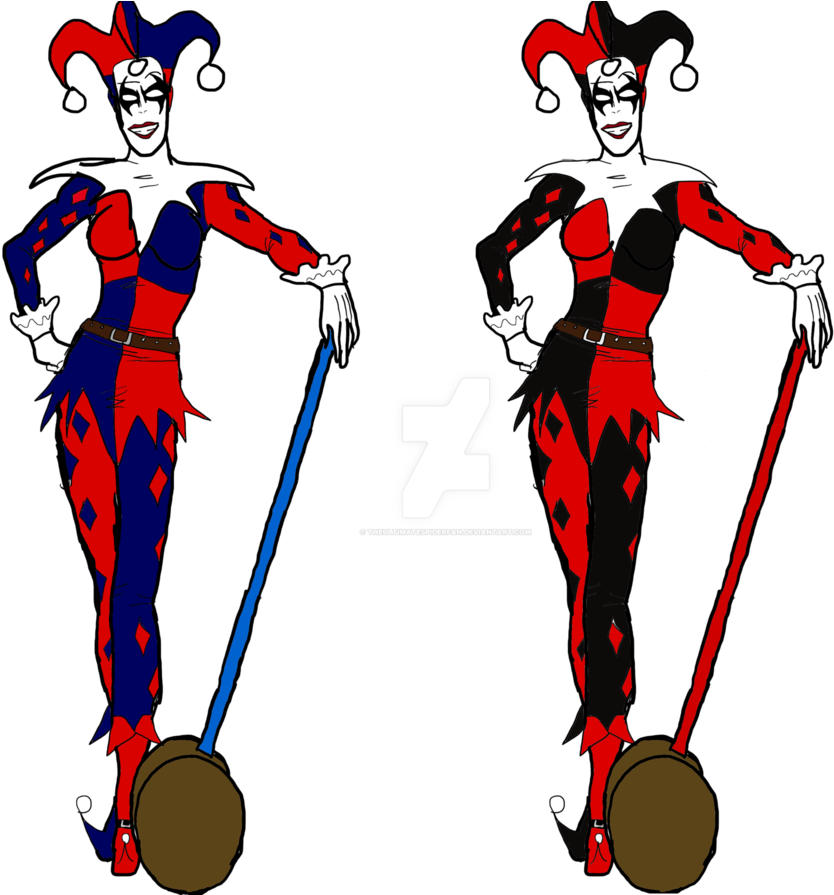 Omegaverse Harley Quinn By Theultimatespiderfan - Clip Art (894x894), Png Download