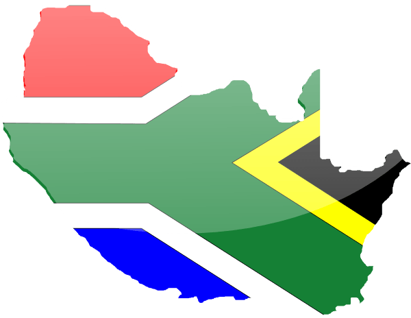 South Africa Flag Clipart - Flag (600x464), Png Download