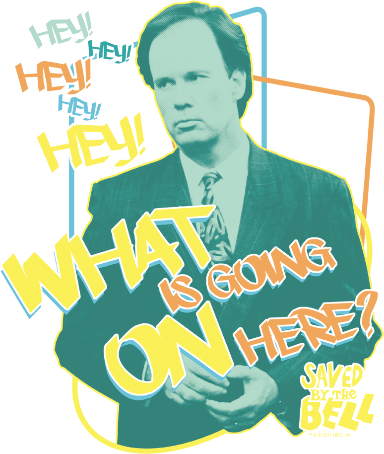 Saved By The Bell Mr - Illustration (792x975), Png Download