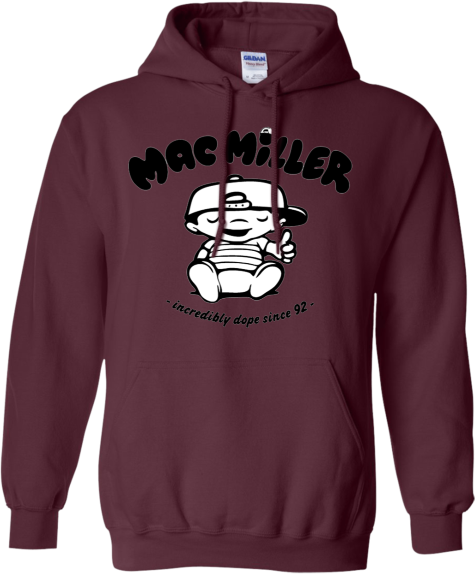 Mac Miller Hoodie - Mac Miller (1155x1155), Png Download