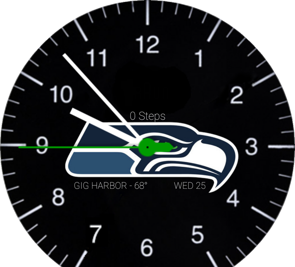 Sports Nfl Seattle Seahawks Black - Seattle Seahawks Logo Black (740x671), Png Download