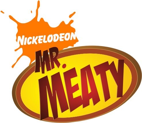 Mr - Meaty - Nickelodeon Logo Mr Meaty (500x429), Png Download
