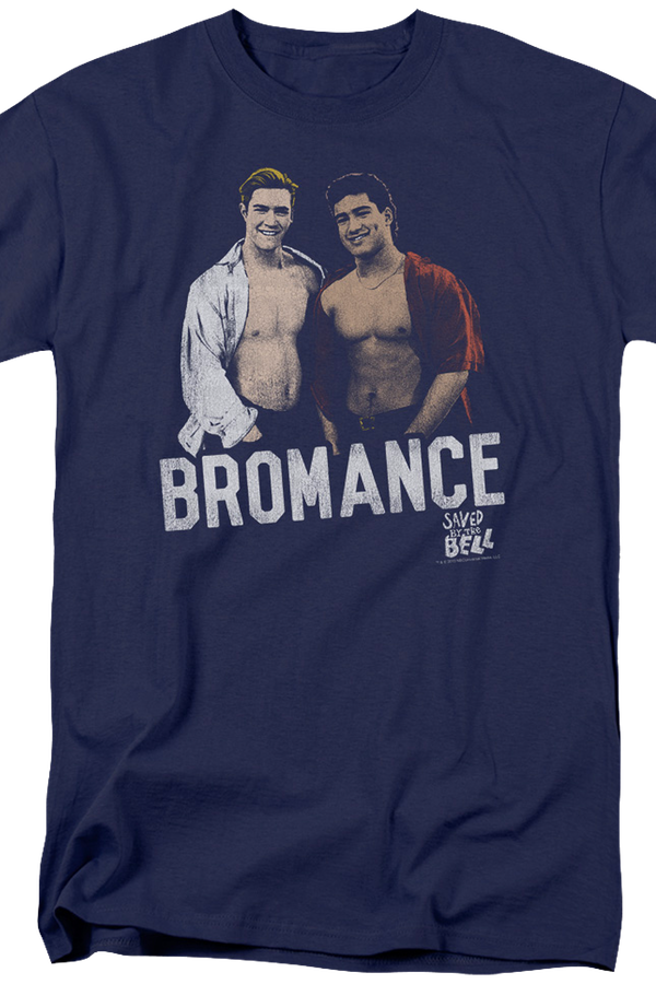 Funny 80s T Shirts Saved By The Bell - Saved By The Bell - Bromance T-shirt Size S (600x900), Png Download