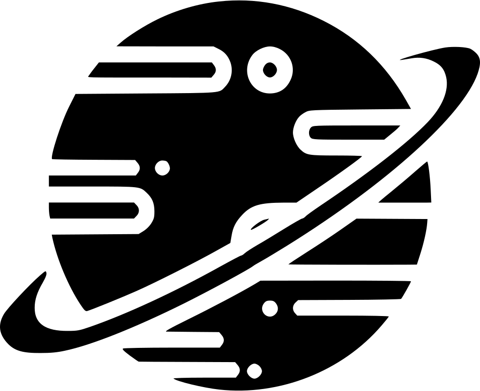 Saturn Solar System Planet Ring Galaxy Universe Astrology - Astrology Icon Png (980x798), Png Download