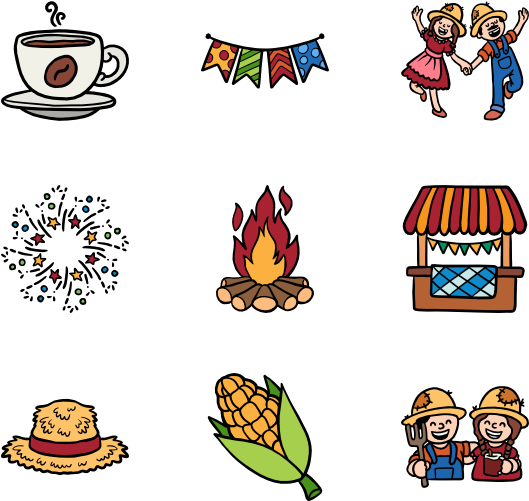 Festa Junina - Festa Junina Icon Png Festa (600x564), Png Download