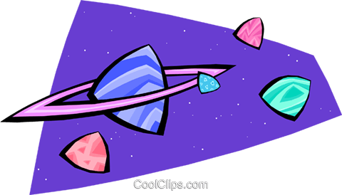 Planet Saturn Royalty Free Vector Clip Art Illustration (480x274), Png Download