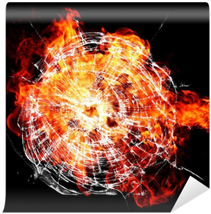 Cracked With Hole Wall Mural • Pixers® • We Live To - Photograph (400x400), Png Download