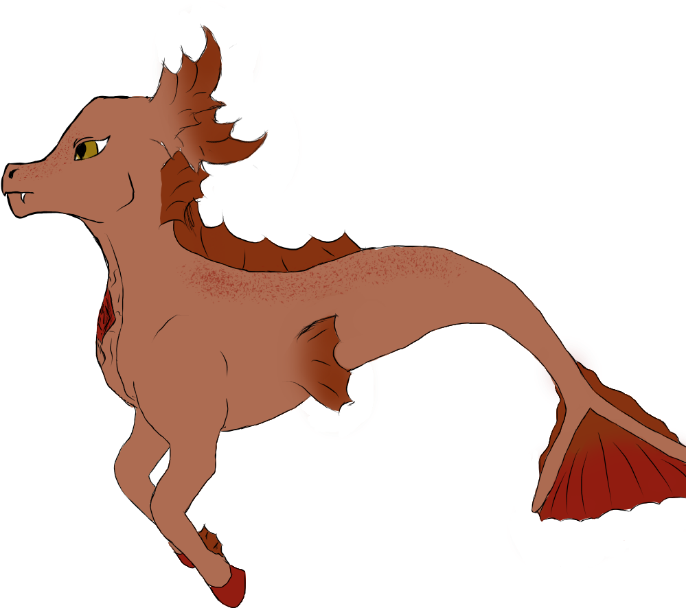 This Female Siren Has A Light Brown Skin, With Redish - Portable Network Graphics (1104x977), Png Download