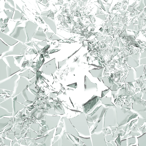 X - Shattered (500x500), Png Download