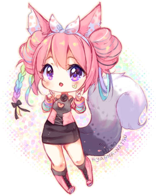 Anime, Chibi, And Kawaii Image - Hyanna Natsu Chibi (500x646), Png Download