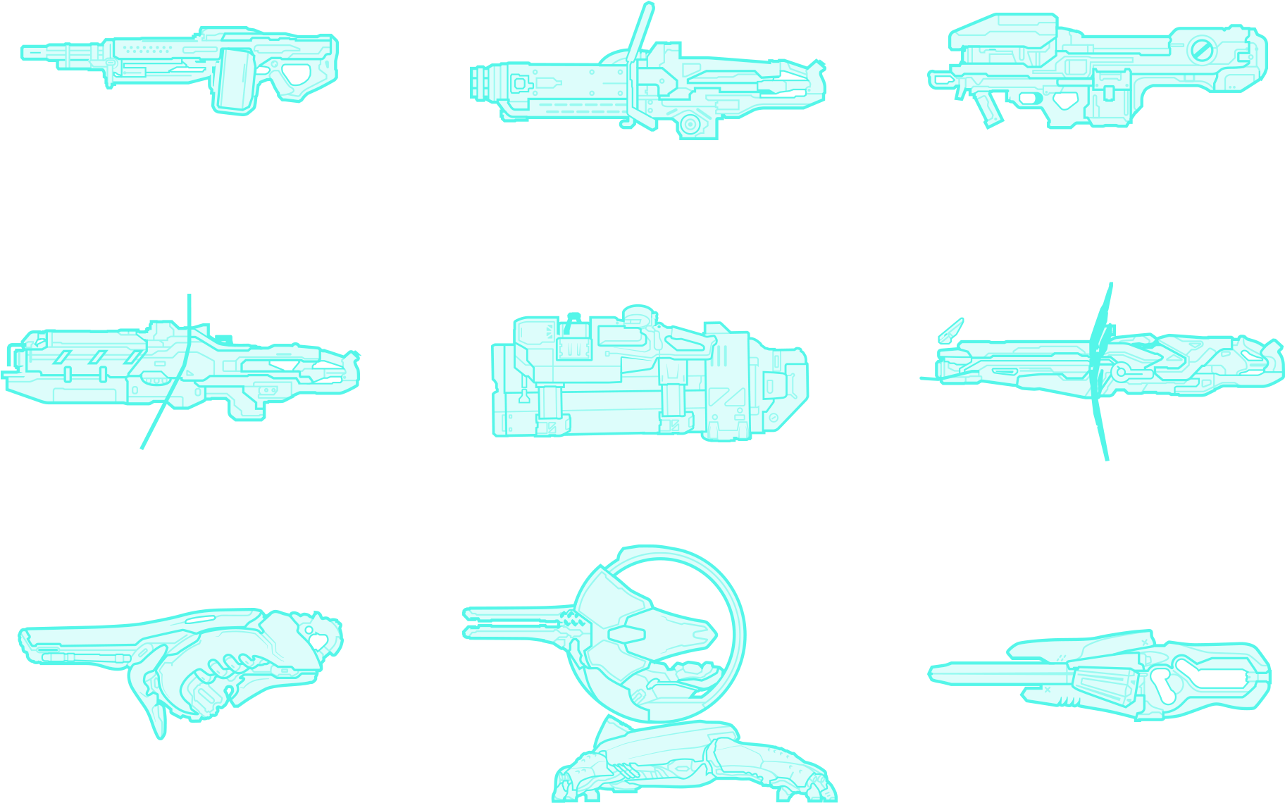 Halo 5 Weapon And Vehicle Icons - Halo 5 Weapon Icons (1920x1284), Png Download