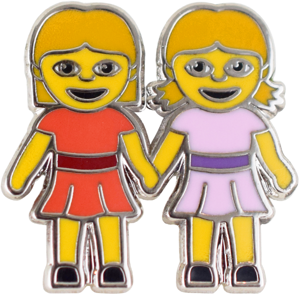 Download Girls Holding Hands Emoji Pin Emoji Png Image With No Background Pngkey Com