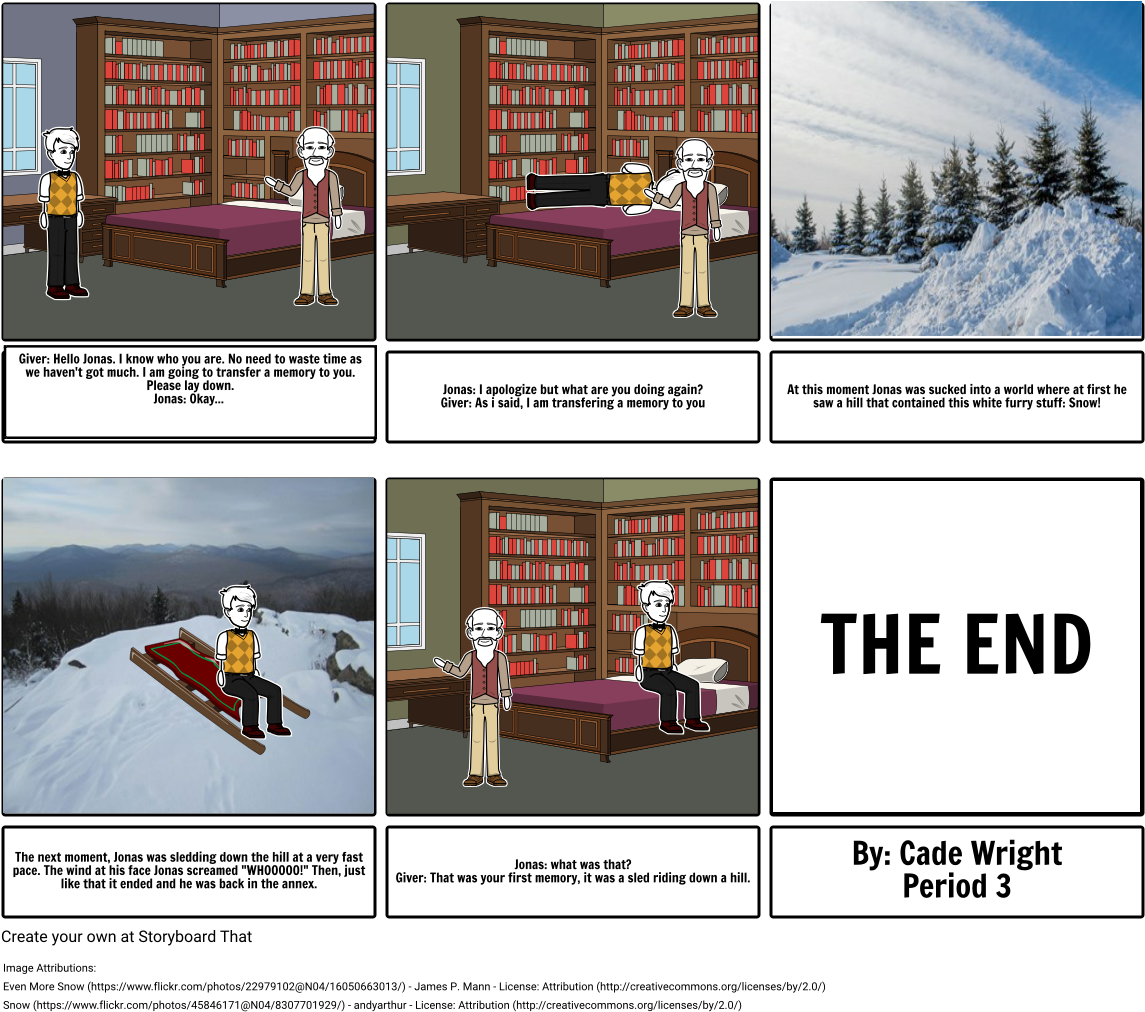 The Giver Jonas Gets A Memory Storyboard Caccwright - Memory (1164x1036), Png Download