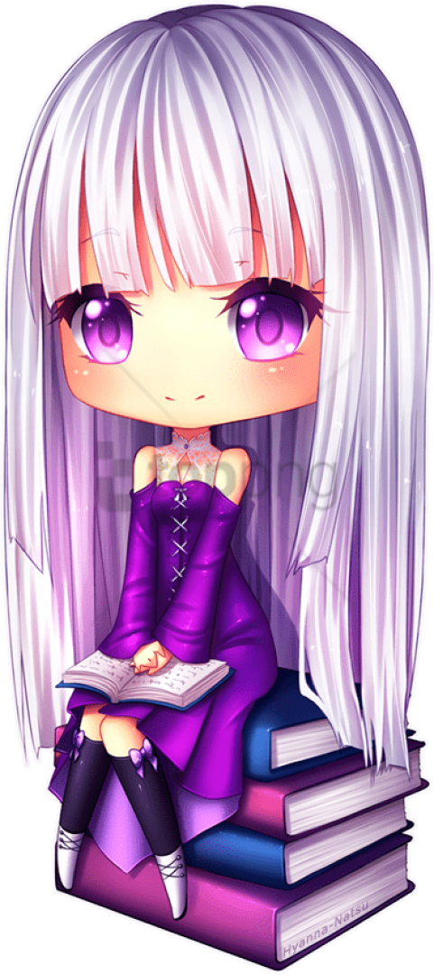 Veda By Hyanna-natsu - Cute Chibi Anime Girl (379x852), Png Download