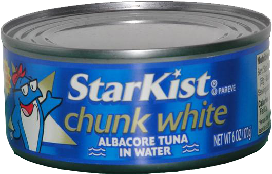 What - Starkist Tuna In Water, Chunk Light - 6 Oz Can (530x345), Png Download