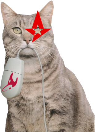 28 Jul - Cat Eating Computer Mouse (357x449), Png Download
