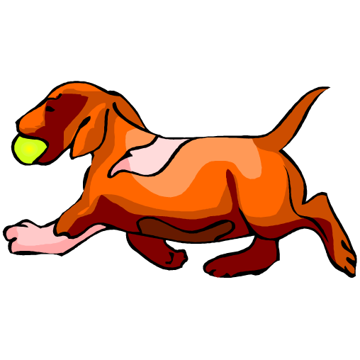 Running Dog Clip Art N33 - Dog (508x508), Png Download