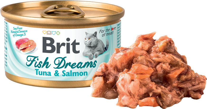 Brit Fish Dreams Tuna & Salmon - Brit Care (1200x1600), Png Download