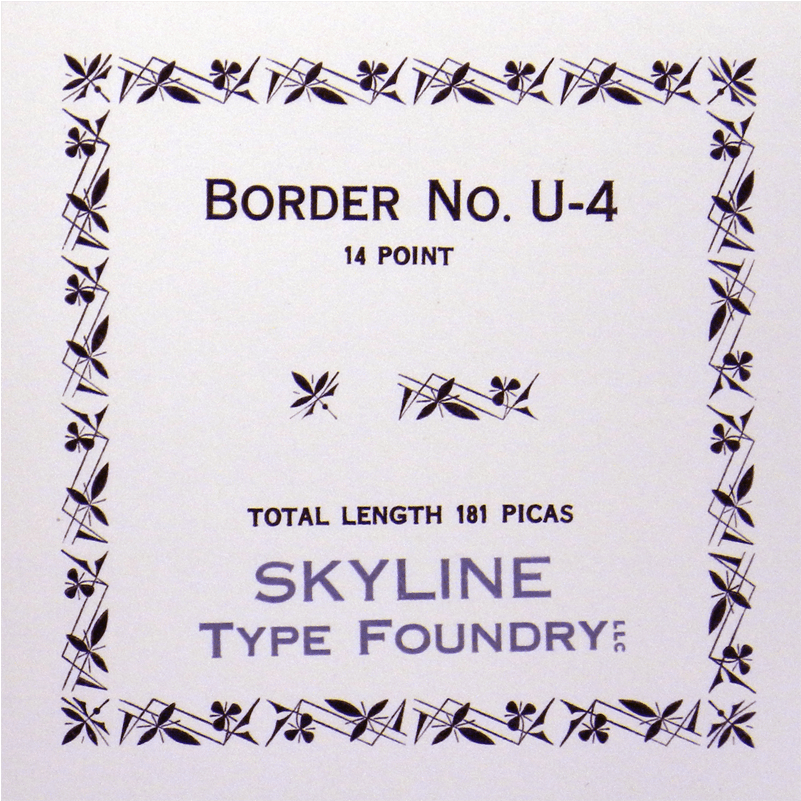 Border No - U-4 - 1259 (1100x800), Png Download