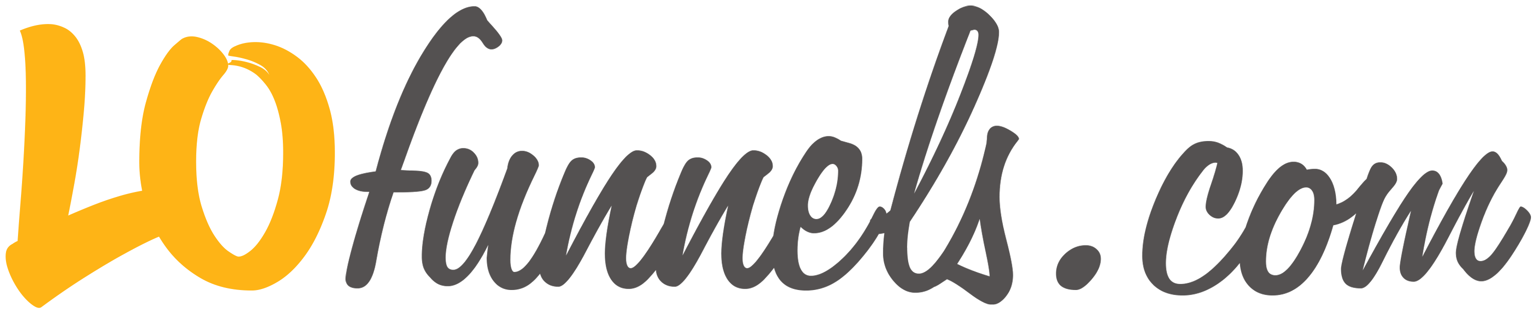 Lofunnels Logo With Border - Font Freehand (3600x1516), Png Download