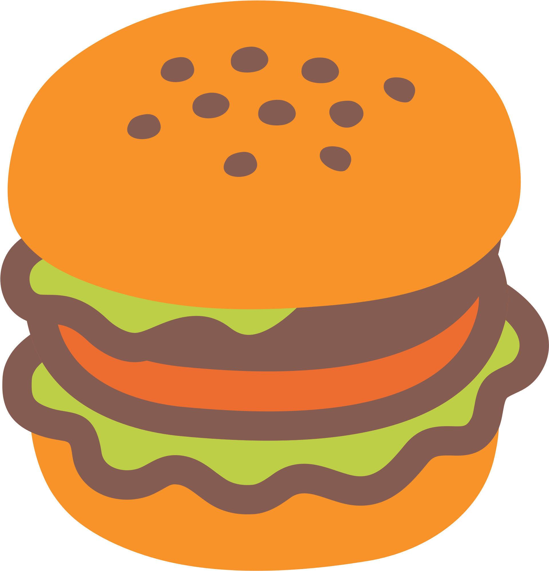 Resultado De Imagen Para Vector Png Tumblr Random Yeah - Burger Emoji Png (2000x2000), Png Download