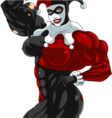 Baseball Bat Clipart Harley Quinn - Muscle Harley Quinn (640x480), Png Download