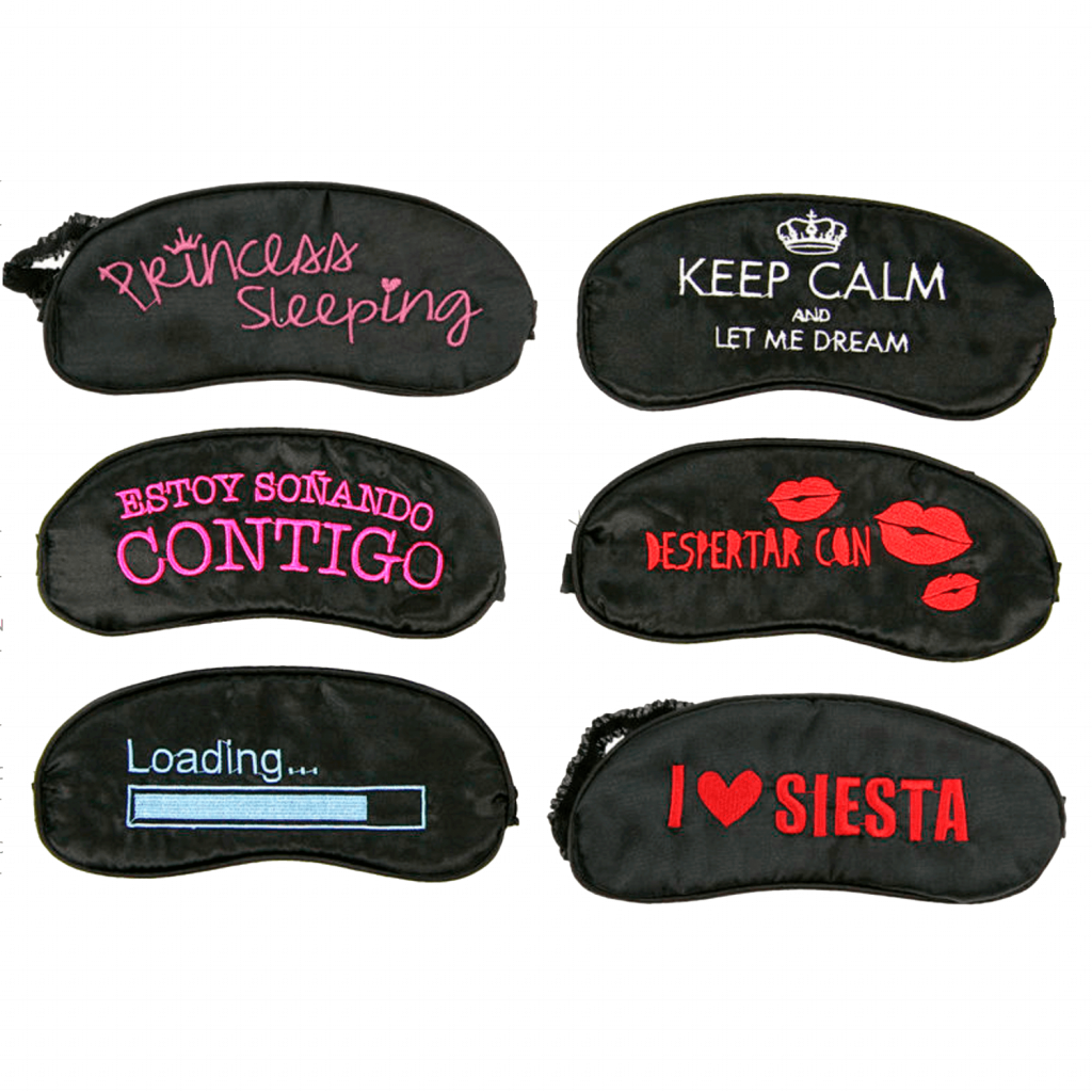 Sleeping Mask With Relaxing Phrases * 8 X 20 Cm - Antifaz Para Dormir Alehop (1024x1024), Png Download