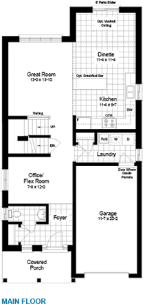 The Sugar Bush - Floor Plan (275x444), Png Download