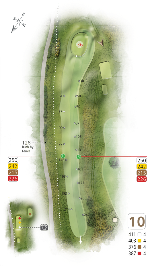 Hole10 - Map (595x926), Png Download