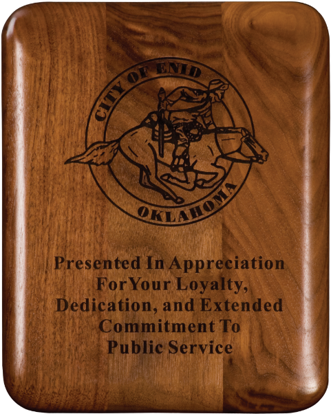 Genuine Walnut Elliptical Edge Round Corner Plaque - Custom Genuine Walnut Elliptical Plaque W/ Round Corners (399x500), Png Download