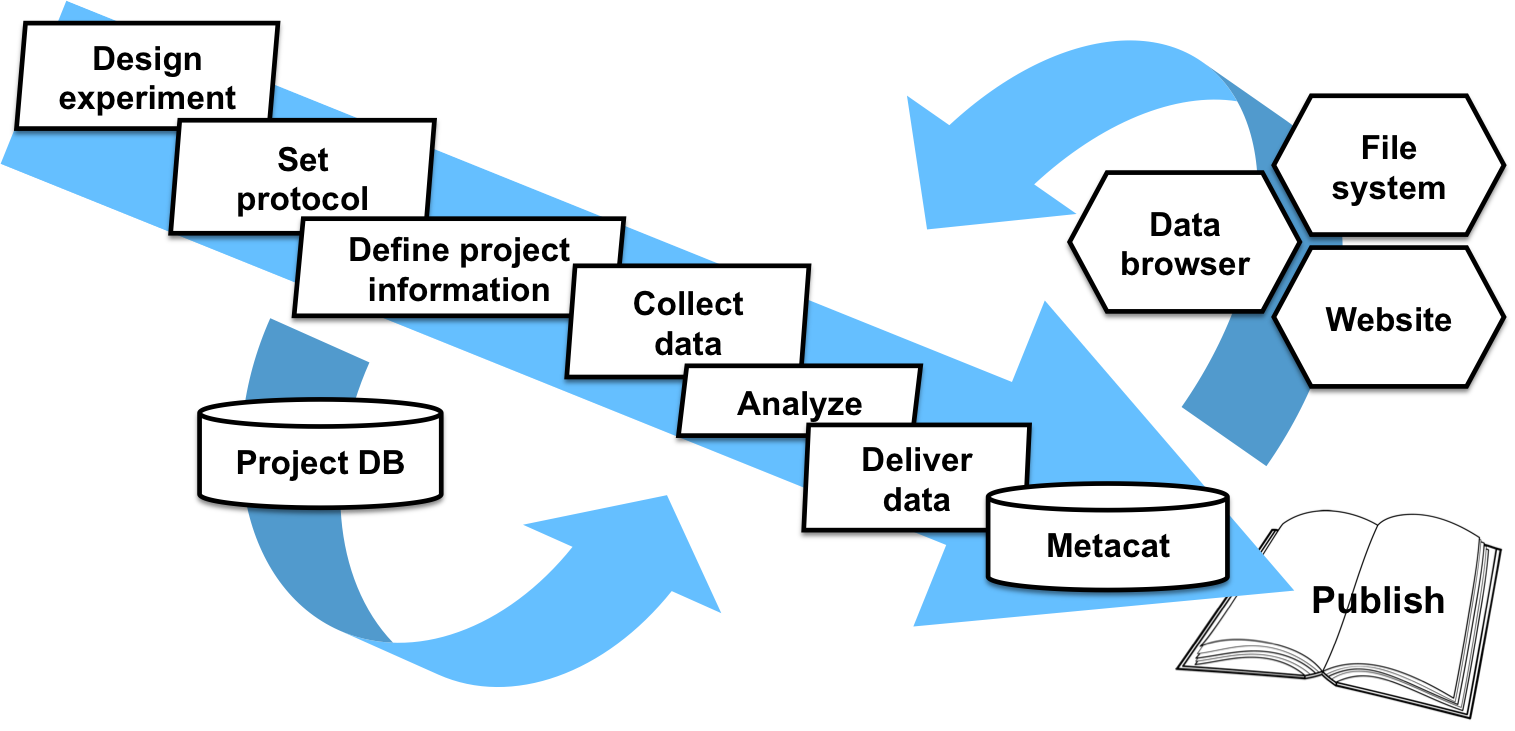The Hexagons At Right Represent The Modular Components - Student Personnel Information Management System (1515x731), Png Download