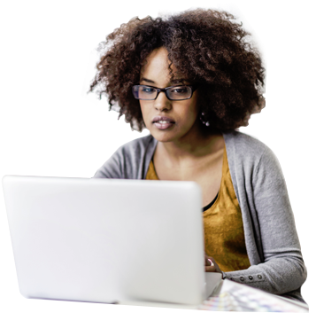 Black-lady - Broadband (356x364), Png Download