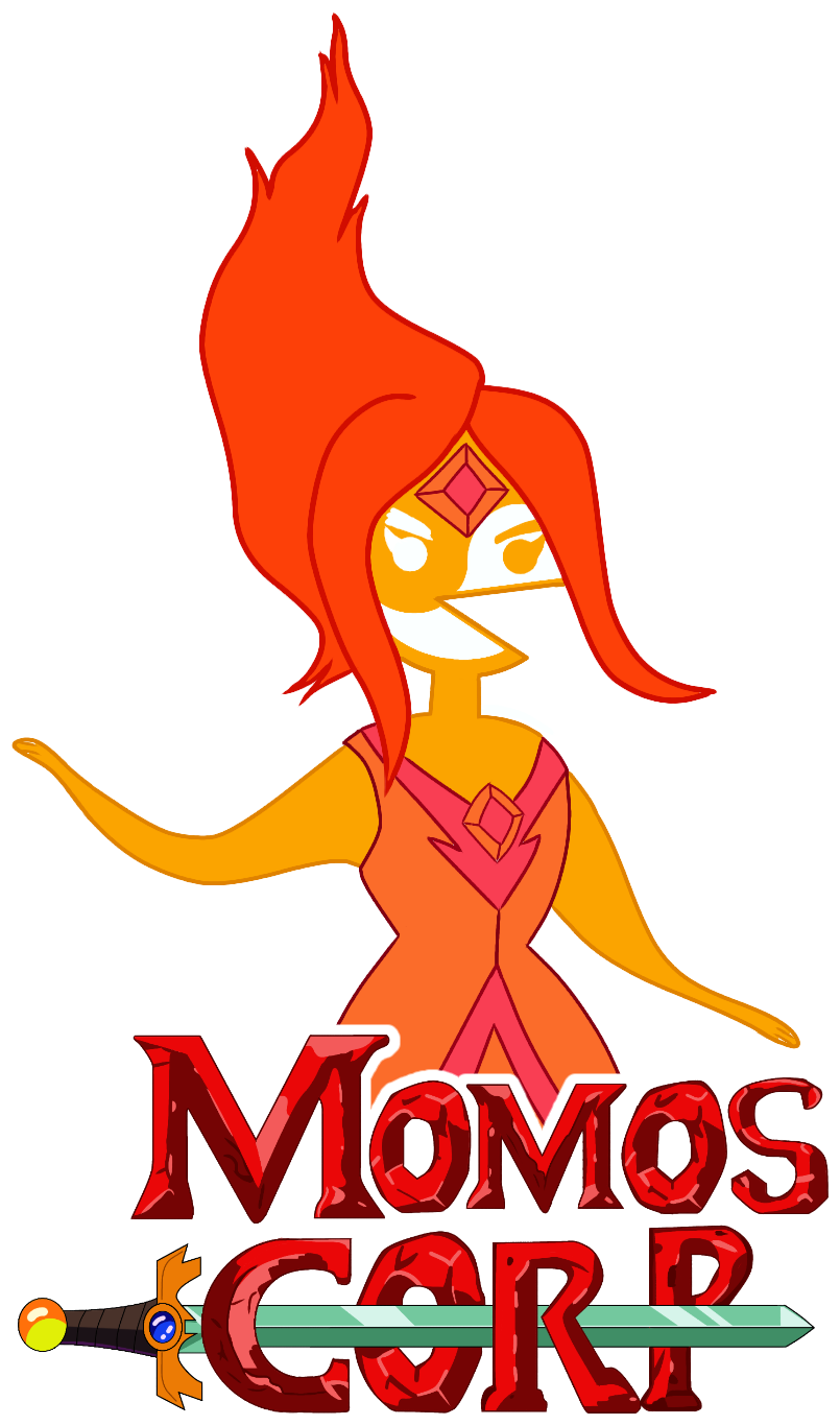 Princesa Flama - Adventure Time (851x1415), Png Download